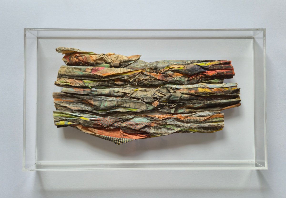 Organic Landscape Sculpture By Seona Mason, 24 X 14", Essence Of Scotland: Coast, Original Artwork