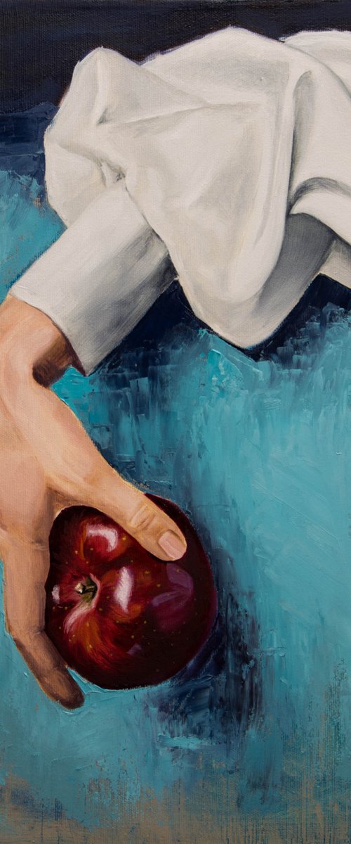 Big red apple by Inna Medvedeva
