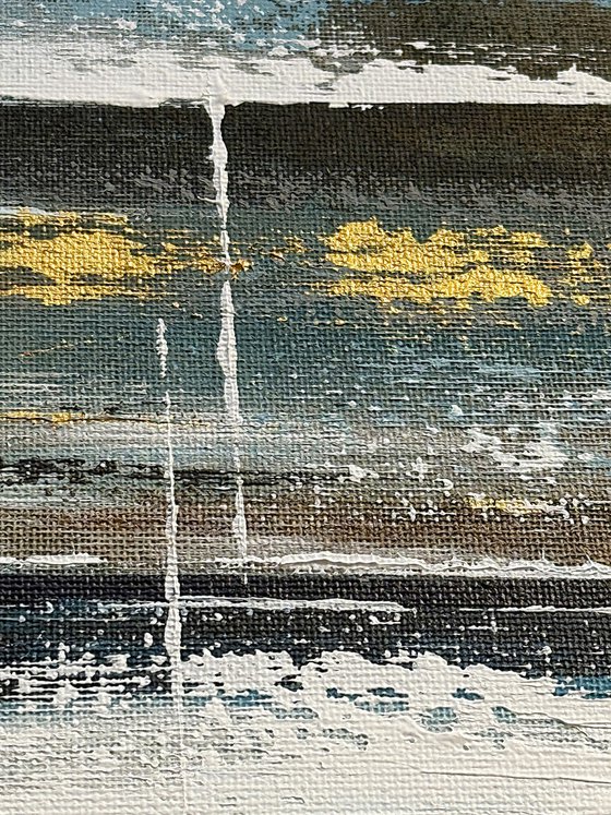 Azure Shores Diptych