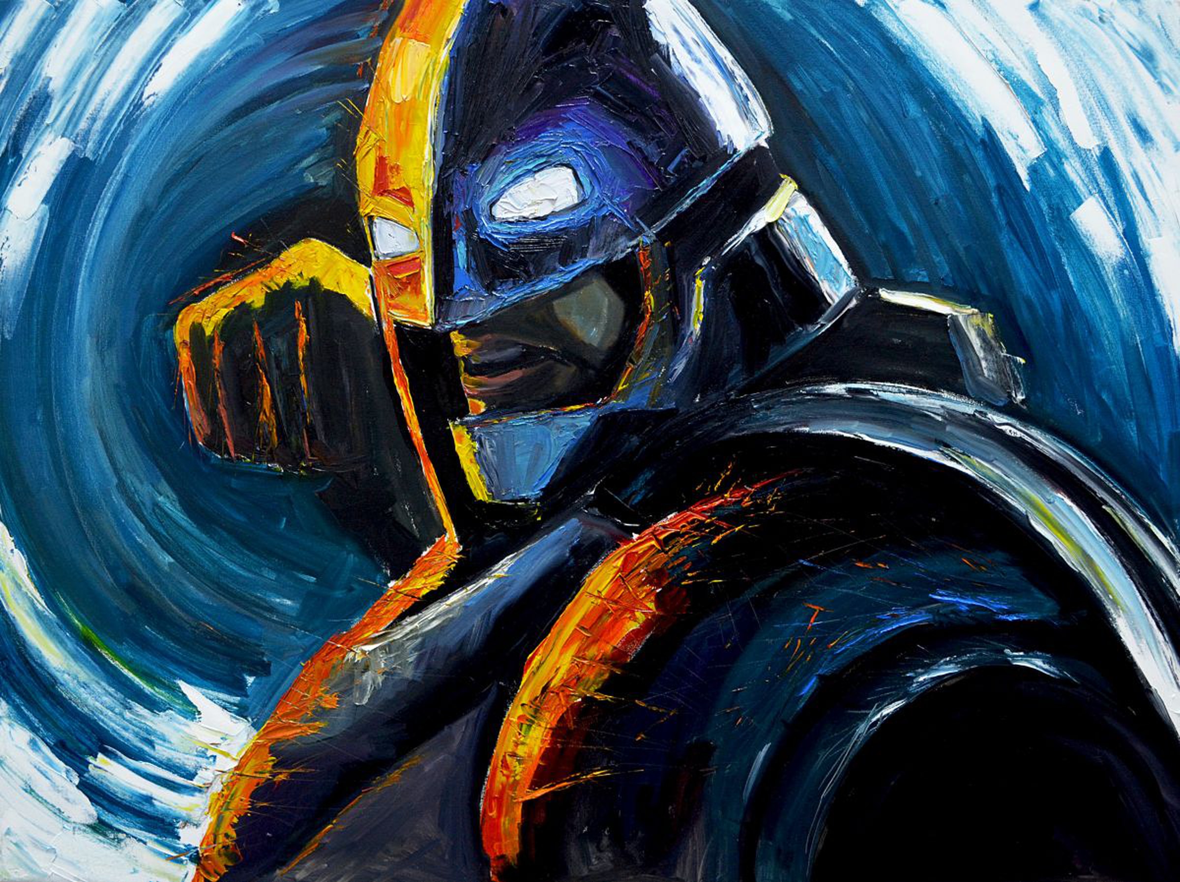 Batman Oil Painting By Oleksandr Yarmoliuk Artfinder