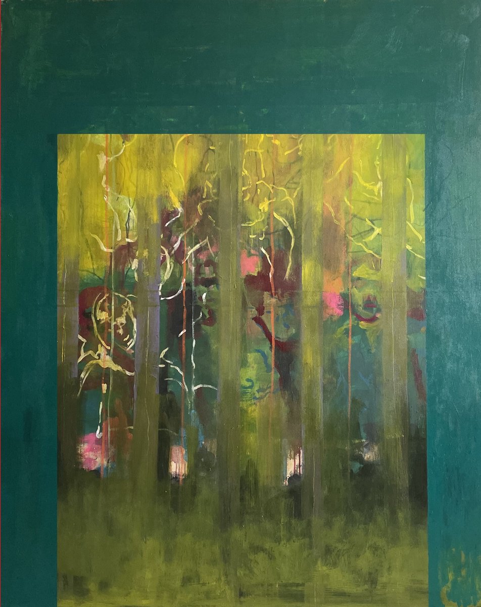 Green Gate By Gela Mikava, 63 X 79, Artwork For Sale On Artfinder