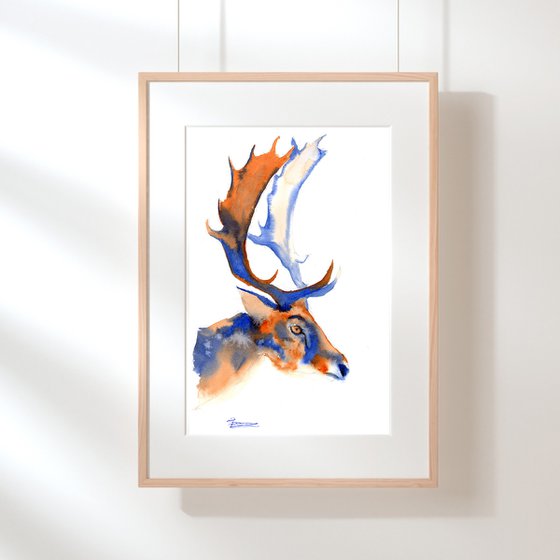 Bright deer (series Bright color animals 3 of 6)