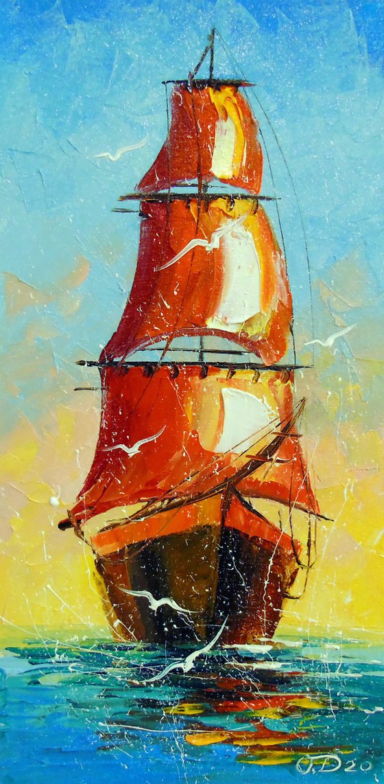 Scarlet sails