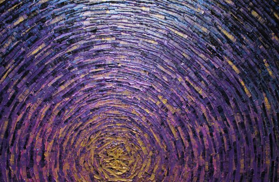 Large shine purple pink golden colors