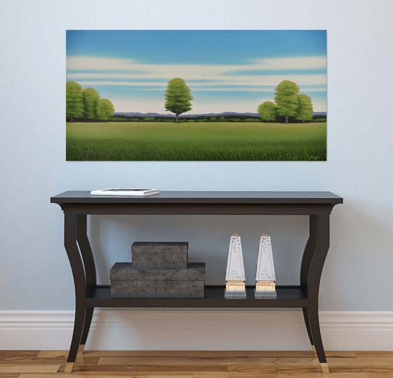 Countryside Trees - Blue Sky