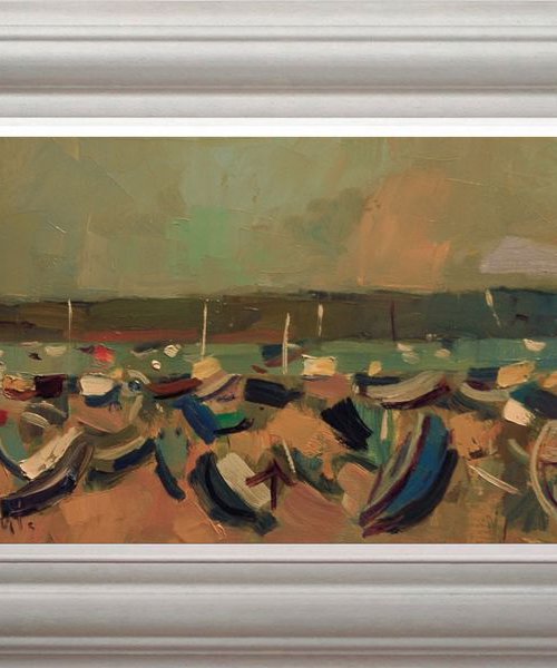 Boats at Itchenor Harbour by Andre Pallat