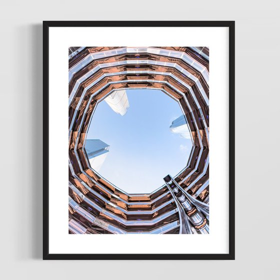 EYES TO THE SKY IN NEW YORK (black frame)