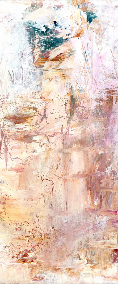 Mystical Moments 1 - Textural Abstract Painting  by Kathy Morton Stanion by Kathy Morton Stanion