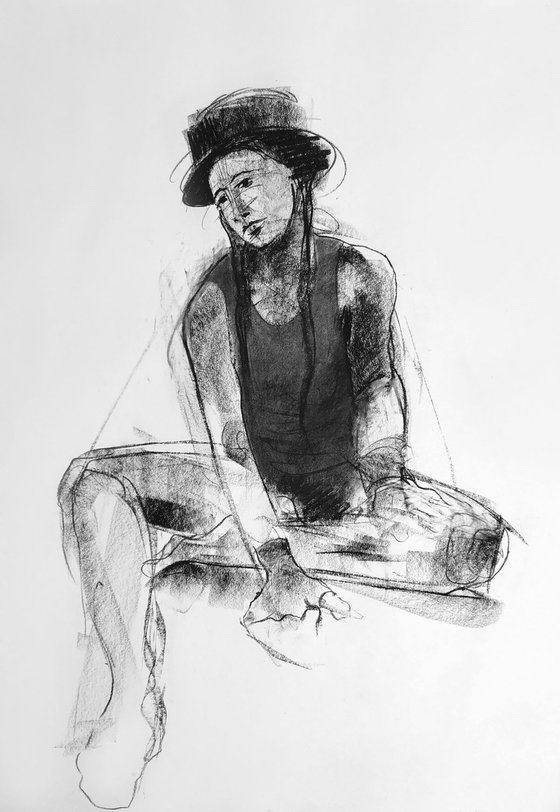 Girl with a hat