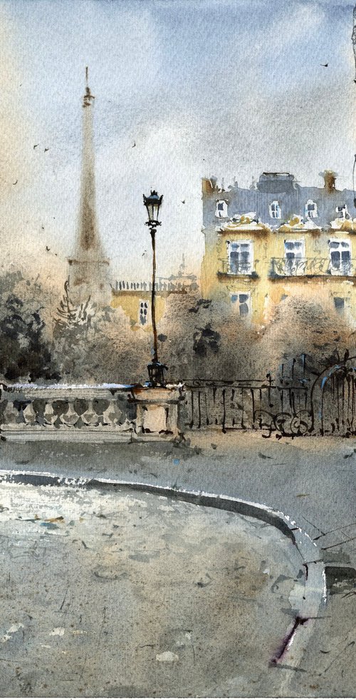 On the streets of Paris #2 by Eugenia Gorbacheva