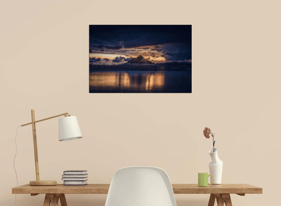 View from Tresco Isles of Scilly Sunburst