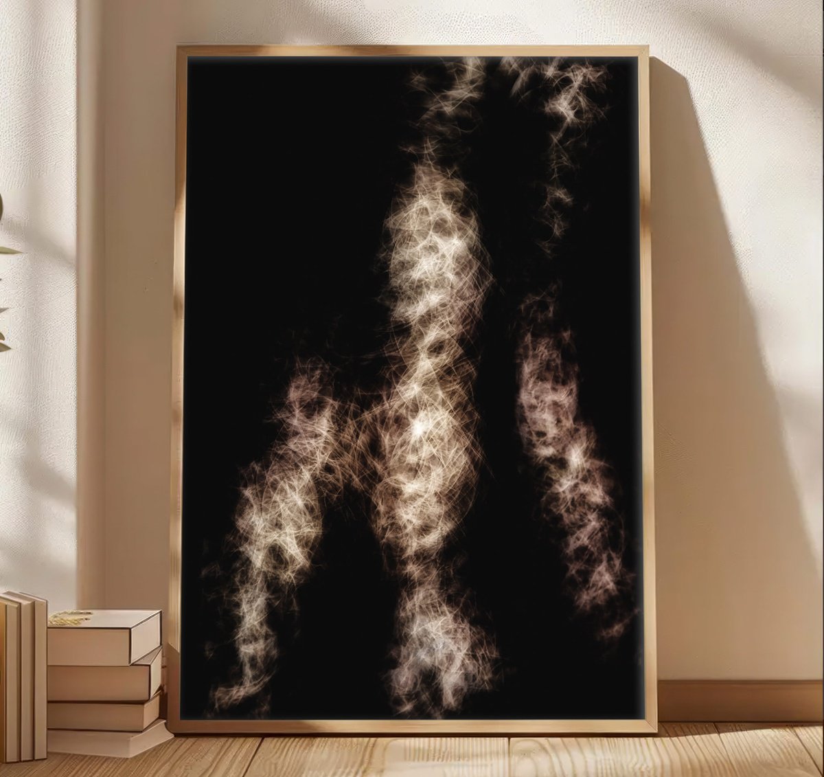 Abstract Botanical Photograph By Karim Carella, 43 X 59", Glimmer #12, Original Artwork