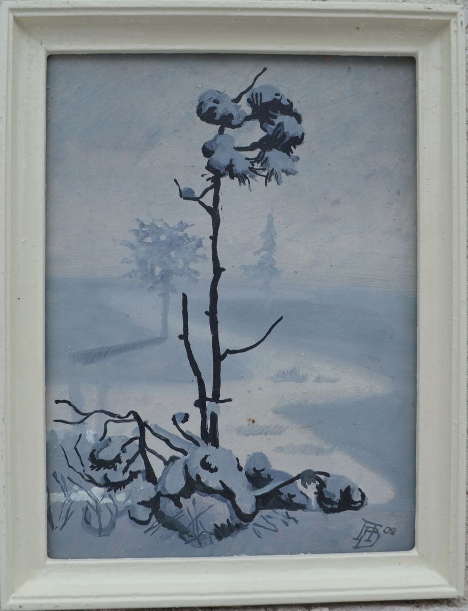 Lonely tree by Vitalii Panasiuk