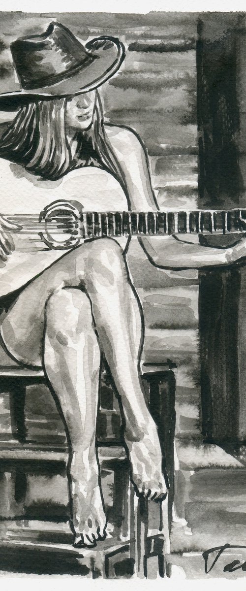 "Country singer" by Tashe
