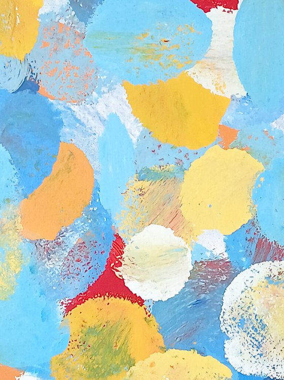 Spotty Pop Painting - The wall of Candy 01 -