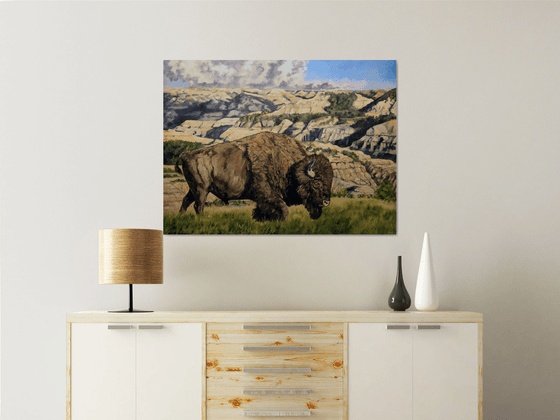 "The Patriarch" - Landscape - Bison - Wildlife