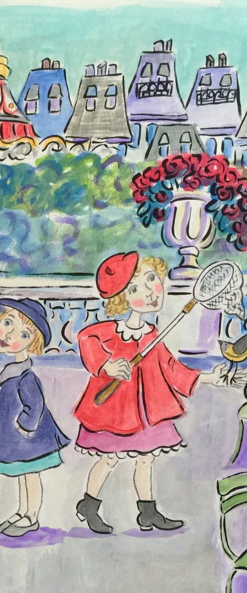 "Un Après- Midi, aux Jardin"; a study by Holly Wojahn