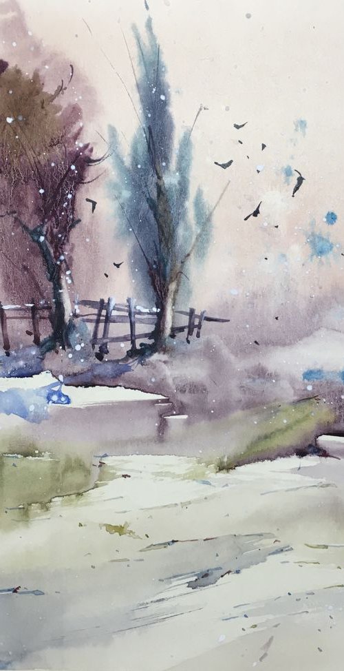 "Pink Winter" sold by Iulia Carchelan