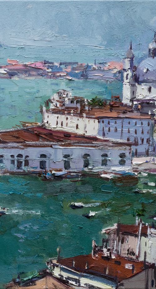Venice Italy - Original Oil Painting by Anastasiia Valiulina