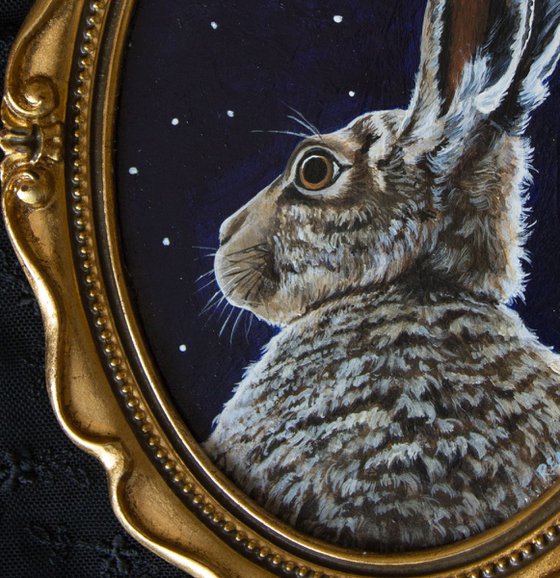 It's Rude to Stare said the Moon to the Hare