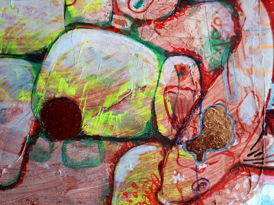 Fantasy with Flowers 334  paper 59x42cm