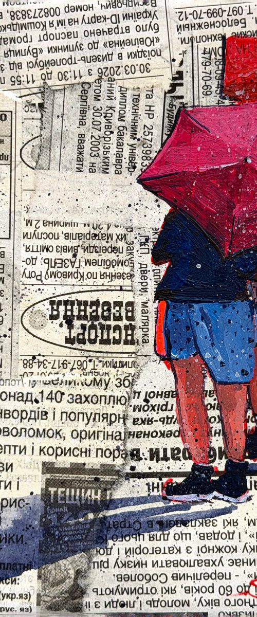 Ladies in the rain by Bogdan Shiptenko