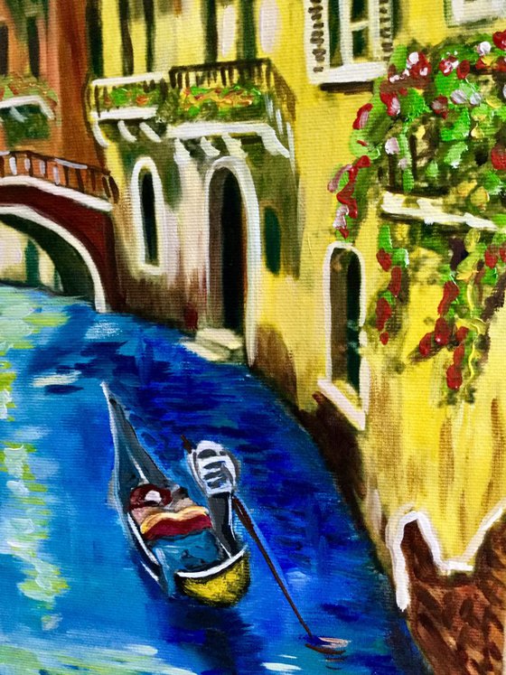 Venice. Canal bridge #2,  Romantic city . Best seller .