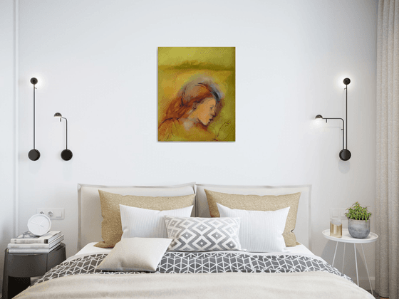 Penelope, oil on canvas 61x50 cm