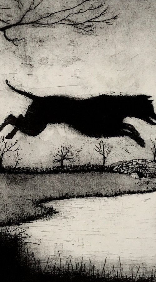 Leaping Hound by Tim Southall