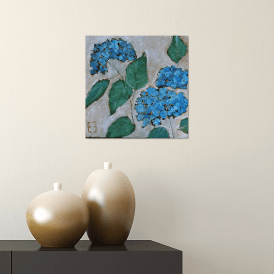 Blue Hydrangea
