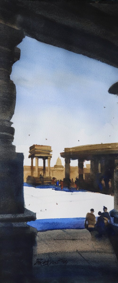 Between the pillars of times by Prashant Prabhu