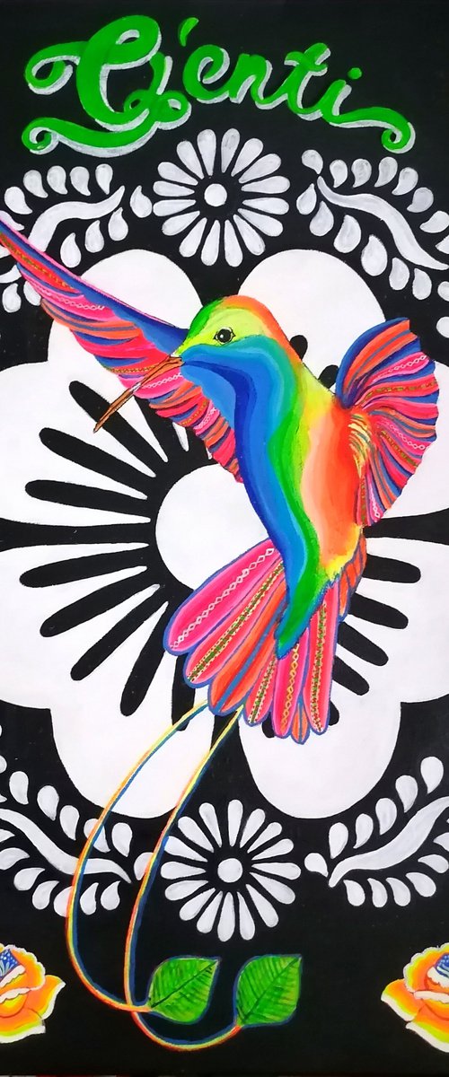 Q'enti, Hummingbird by Gisella Stapleton