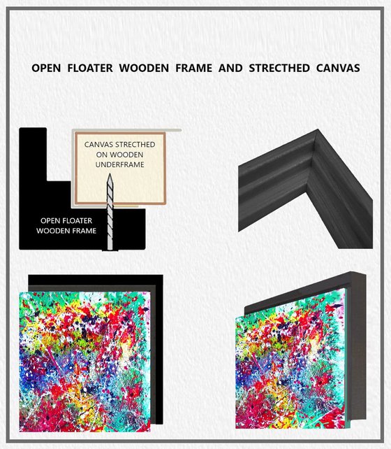 FOREST AWAKENING, RICHTER MODE, XL,  framed