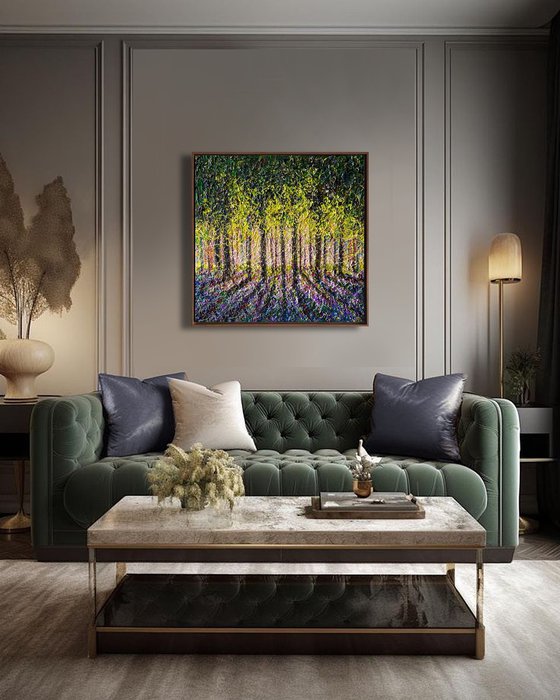 Belgian forest - framed