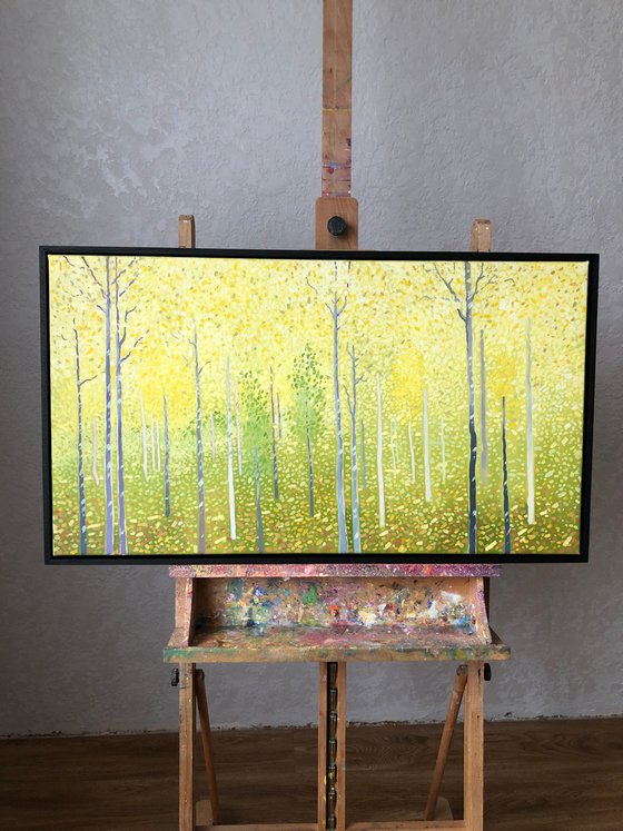 Yellow birches