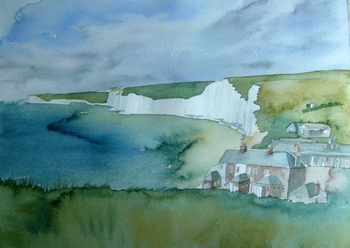 View from Birling gap by Mary Stubberfield
