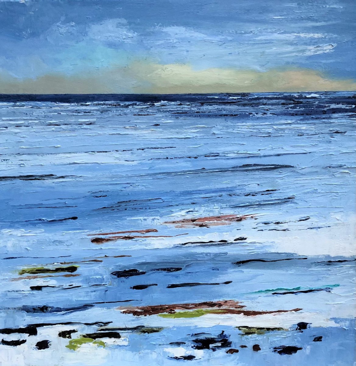 Cold Winter Sea by Ann Palmer