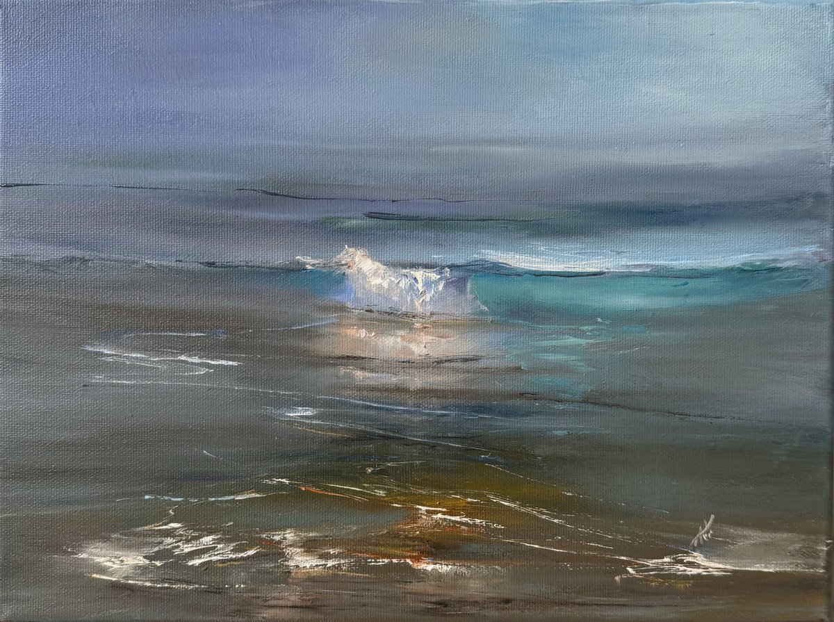 Photorealistic Oil Painting , Ocean