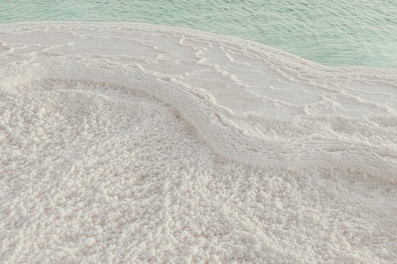 Dead Sea. Near the water.
