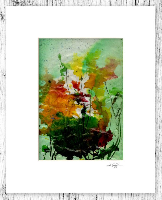 Floral Bliss 12 - Abstract Flower Painting by Kathy Morton Stanion