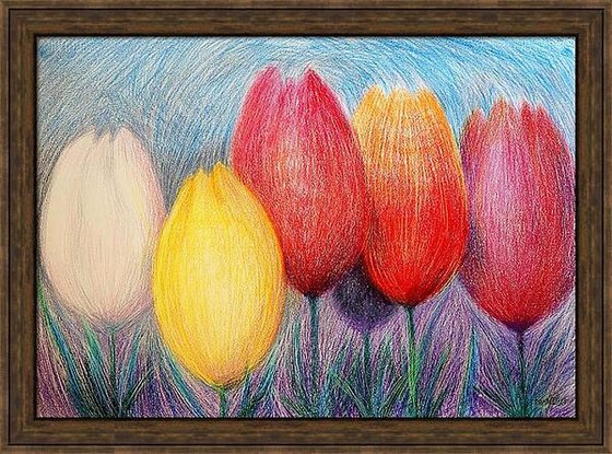 Tulips White 2