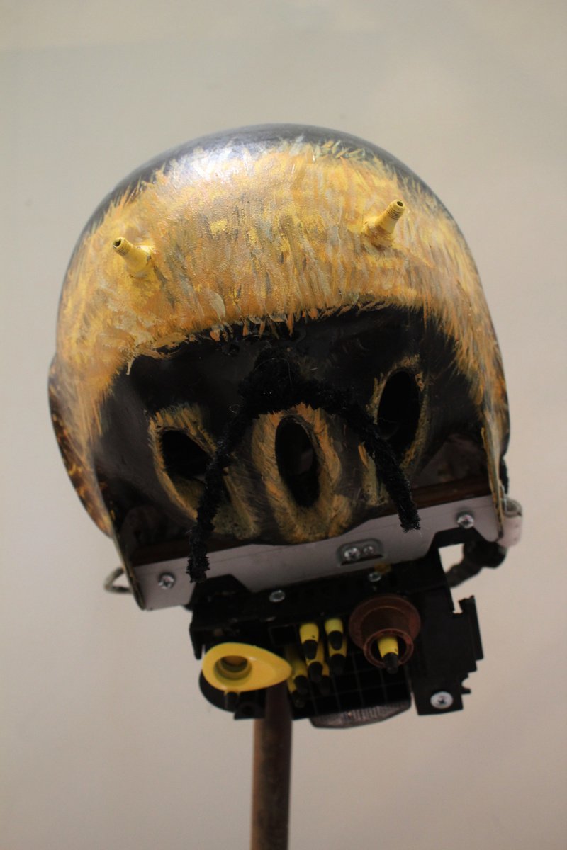 Surrealistic Still Life Sculpture By Ken Vrana, 14 X 30", Hornet, Original Artwork