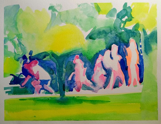 Silhouettes of a Hot Summer