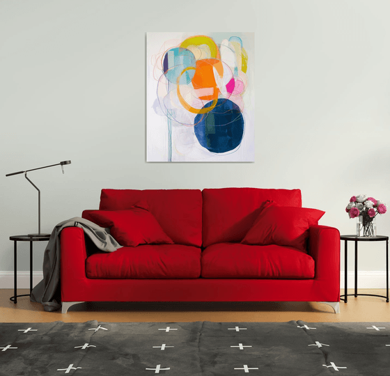 Сircles with aquamarine