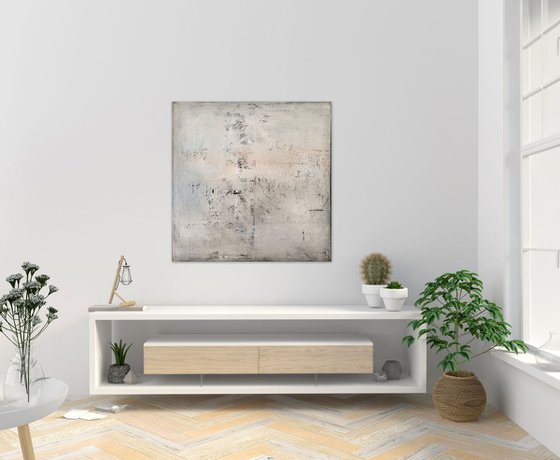 Grey abstract painting LM923