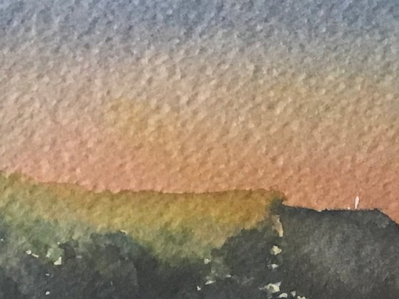 Dunraven bay sunset