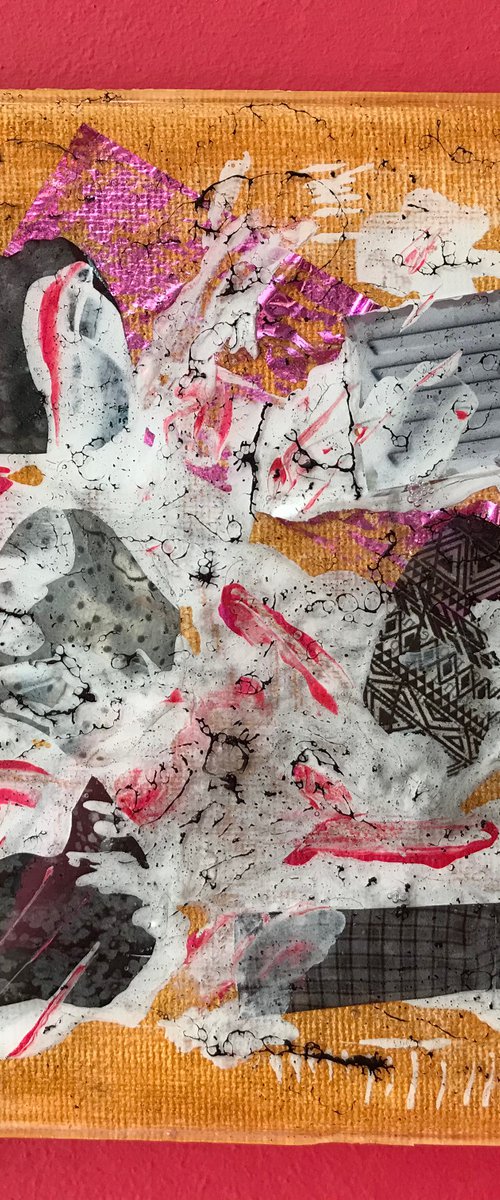 Mini Abstract Collage #5 by Hernan Reinoso