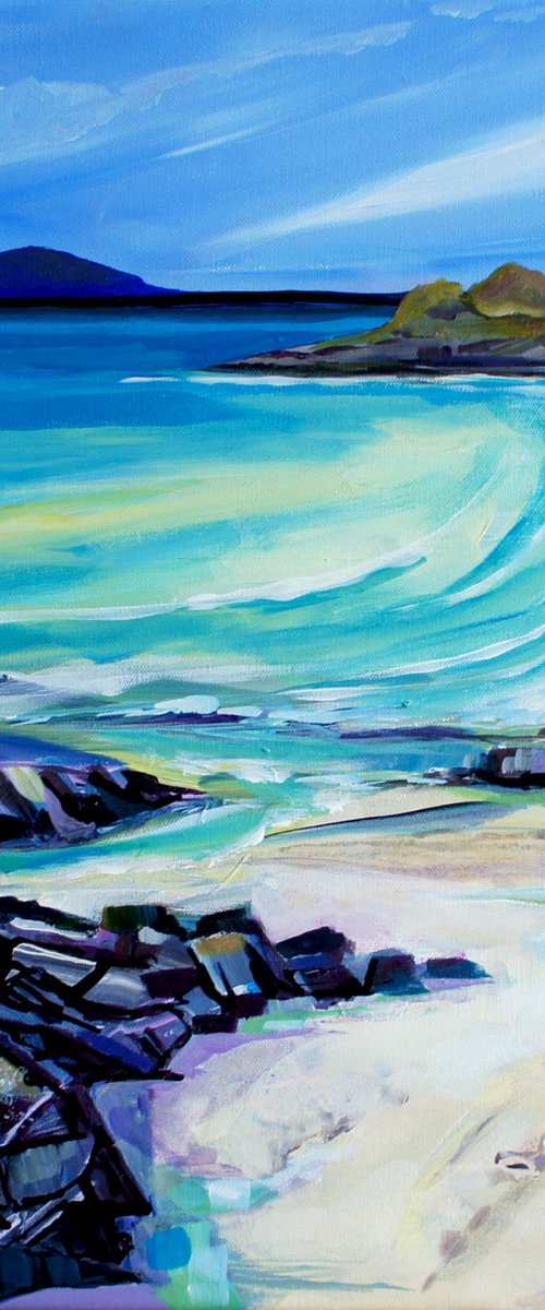 Smirisary Beach, Scotland by Julia  Rigby