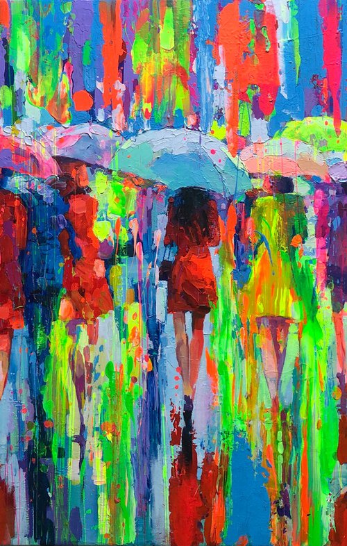 Colored rains. by Viacheslav Zaykin