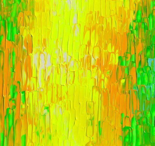 YGB - Large Abstract Painting by Soos Tiberiu